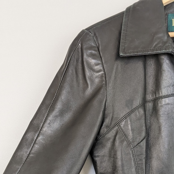 Classic black leather jacket, size small, Danier - Picture 4 of 16